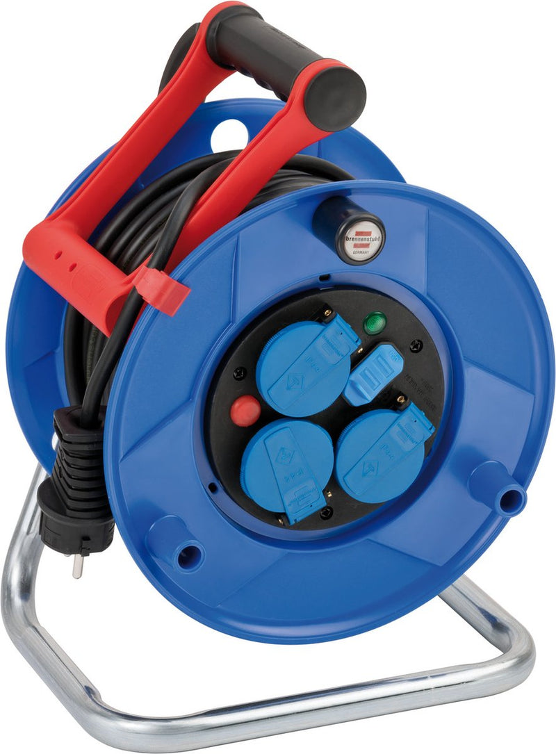 Brennenstuhl garant kabelhaspel ip44 met usb 25m n05v3v3-f 3g1,5 penaarde