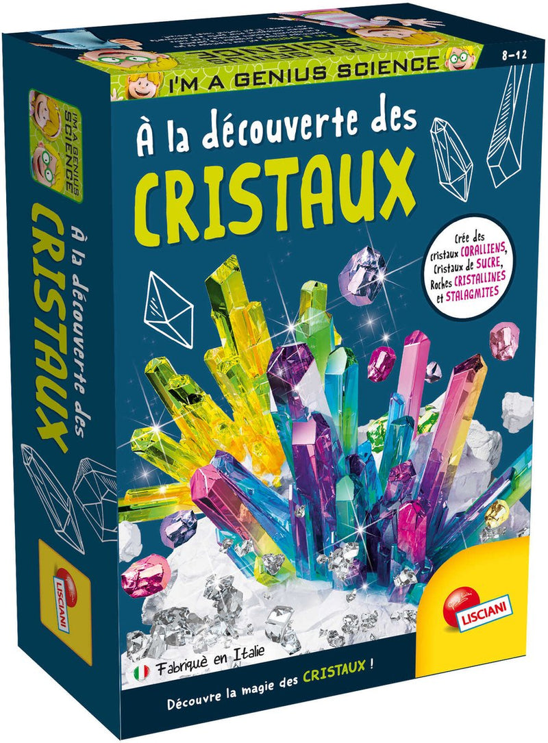 Lisciani - science - a la decouverte des cristaux - fr