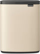 Brabantia bo prullenbak - 12 liter - soft beige