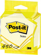 Post-it® notes, kubus, canary yellow™, 76 x 76 mm, 450 blaadjes kubus