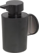 Tiger tune - zeepdispenser 180 ml - zonder boren - zelfklevend 3m tape - rvs geborsteld zwart