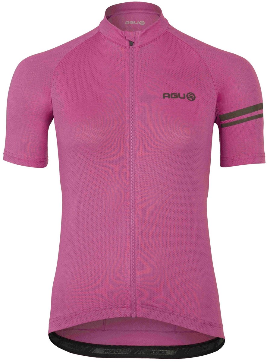 Agu core essential - fietsshirt - korte mouwen - dames - roze - maat l