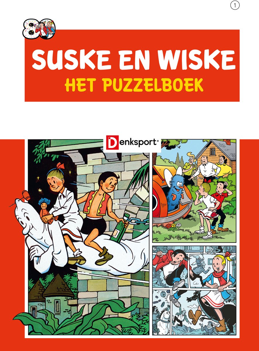 Suske en wiske denksport – het puzzelboek