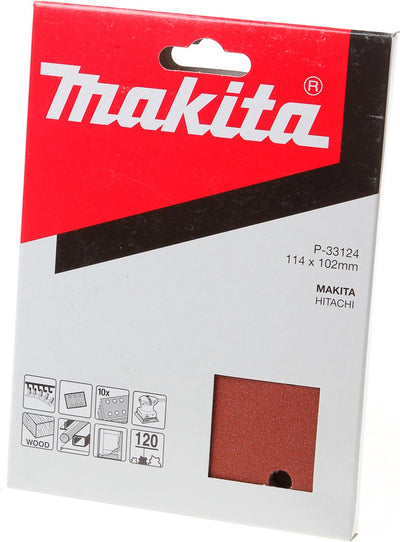 Makita accessoires schuurvel k120 114x102 red - p-33124