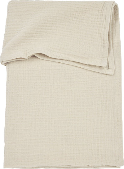 Meyco baby uni ledikant laken - pre-washed hydrofiel - soft sand - 100x150cm - 0.3 tog
