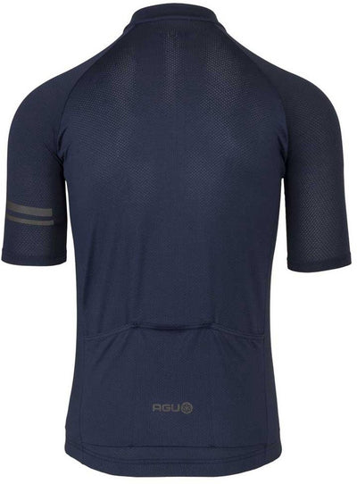 Agu essential fietsshirt heren - korte mouwen - deep blue - maat l