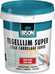 Bison tegellijm super pot 1 kg, voor alle soorten tegels, vochtbestendig, makkelijk verwerkbaar, oplosmiddelvrij