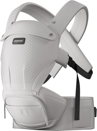 Momcozy - baby en peuter drager met zitje - 0 tot 36 maanden - buik- en rugdrager - ergonomisch
