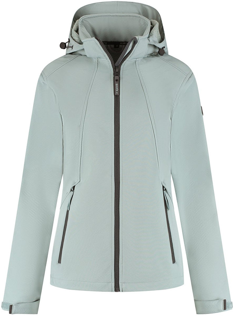 Kjelvik outdoorjas cleo blauw