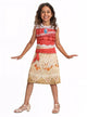 Disguise disney - moana 2, kostuum moana vaiana basic plus jurk, maat m (7-8 jaar)