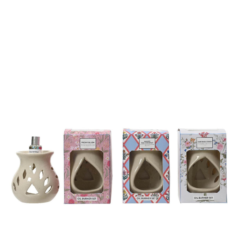 Decoris oliebranderset keramiek 8.8x7.5x13cm
