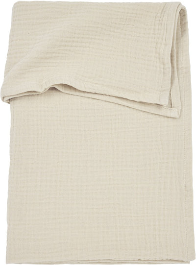 Meyco baby uni wieglaken - pre-washed hydrofiel - soft sand - 75x100cm - 0.3 tog