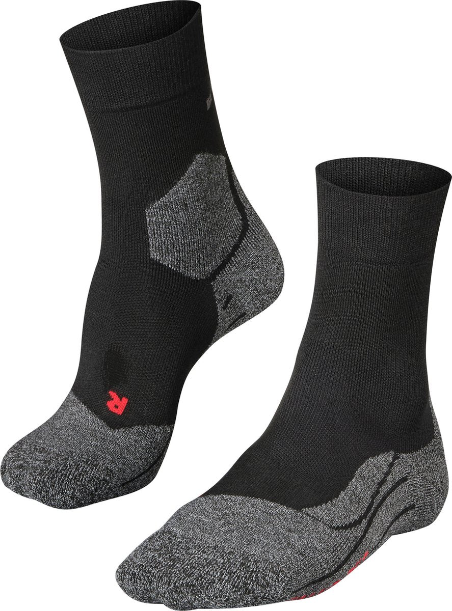 Falke ru3 anti-blaar lyocell functioneel materiaal hardloopsokken heren zwart - maat 39-41