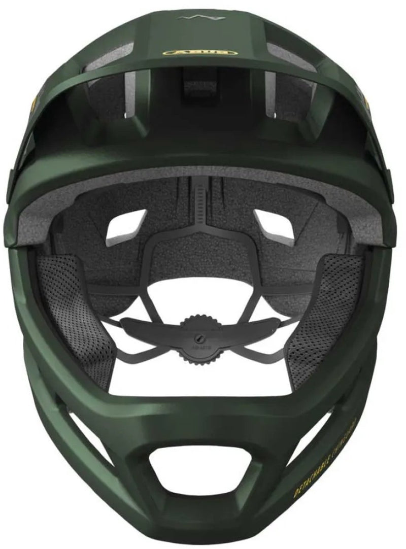 Abus fietshelm youdrop ff moss green s - 48-55 cm - groen - geschikt voor gebruik op kinderfietsen - 430 g