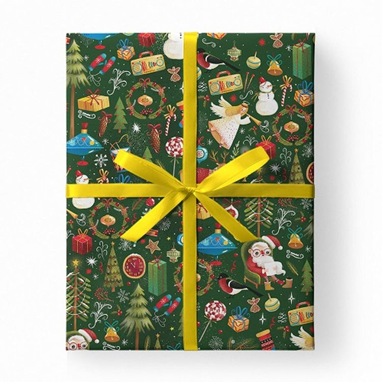 Rol inpakpapier kerst. 0,70x200 met