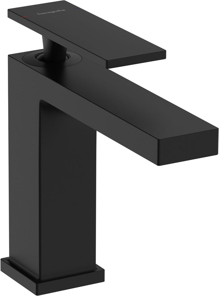 Hansgrohe tecturis e - wastafelkraan - ééngreeps bediening - zonder waste - 110mm maat - mat zwart