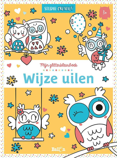 Wins holland mijn glitterkleurboek wijze uilen