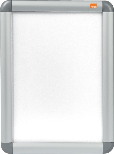 Nobo aluminium a4 kliklijst voor documenten en poster - inclusief muurbevestigingsmateriaal