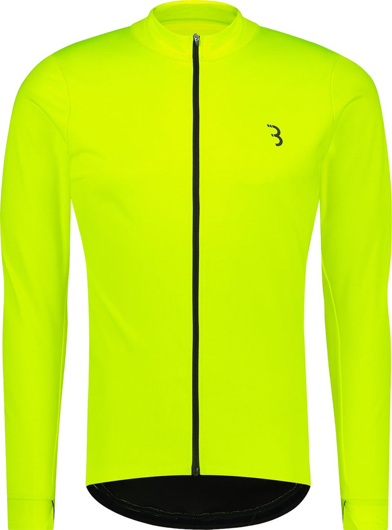 Bbb cycling triguard 3.0 fietsjas heren - drie-seizoenen wielren fietsjack heren - waterafstotend windjack - neon geel - maat m - bbw-452