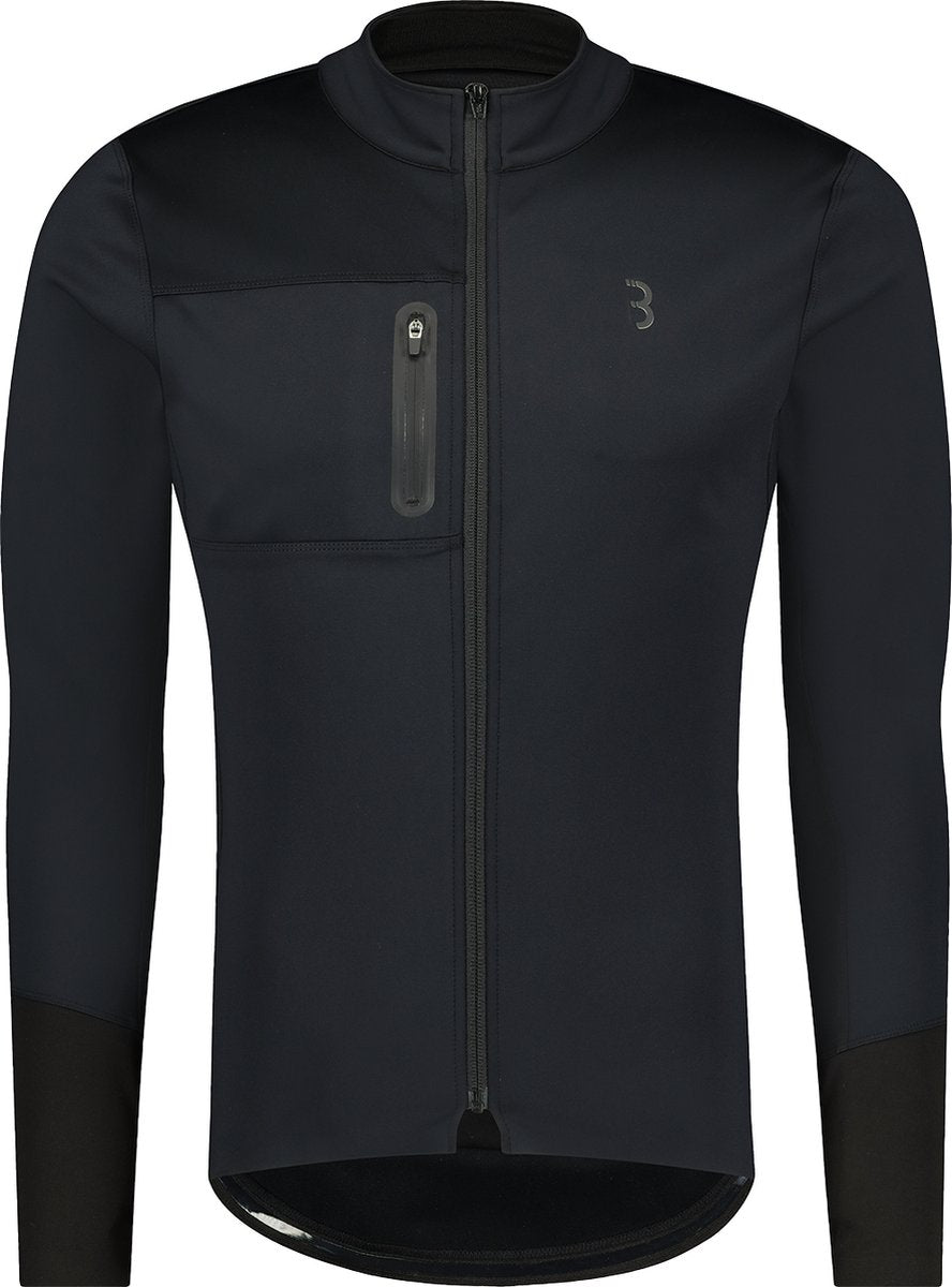 Bbb cycling coldguard fietsjack - winterjas - winddicht en waterafstotend - racefiets kleding - zwart - maat s - bbw-456