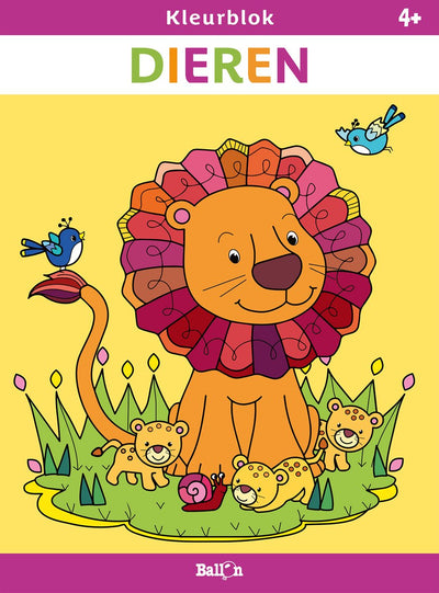 Ballon media n.v. kleurblokken 0 - kleurblok dieren