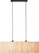 Brilliant wimea - hanglamp - e27 max 2x40w - zwart nature