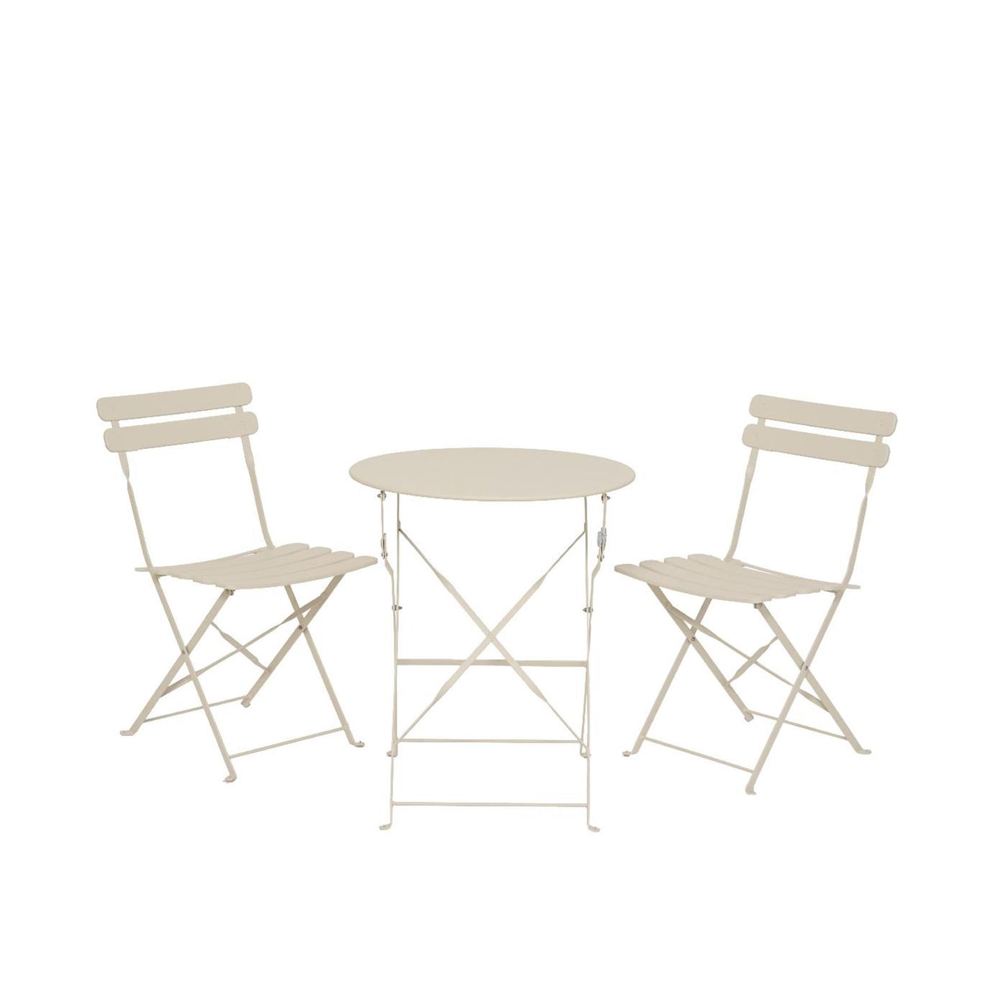 Decoris bistroset helsingborg staal outdoor off-white ø60xh71cm