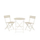Decoris bistroset helsingborg staal outdoor off-white ø60xh71cm