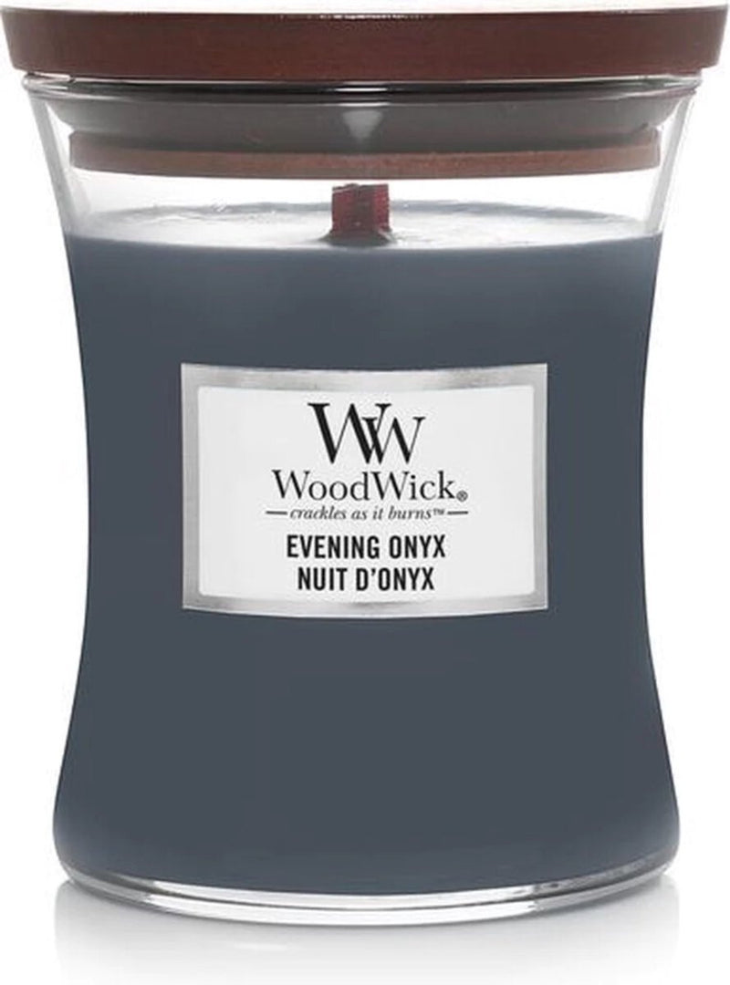 Woodwick medium candle - evening onyx