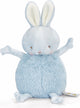 Bunnies by the bay roly-poly konijn - knuffeldier - knuffel voor kinderen - geborduurde details - 13 cm - blauw