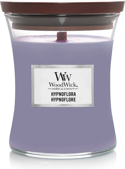 Woodwick hourglass medium geurkaars - hypnoflora - 60 branduren