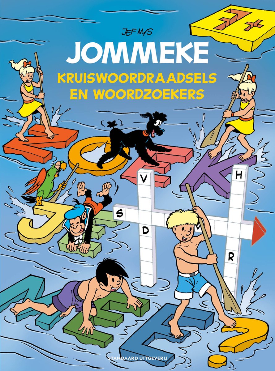 Jommeke spelboek 1 - kruiswoordraadsels en woordzoekers