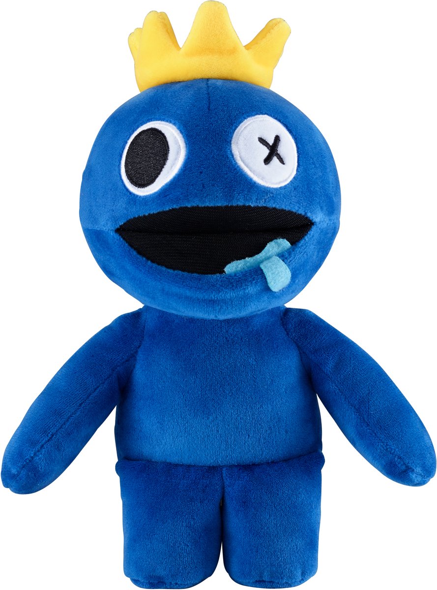Rainbow friends knuffel - blauw - 20cm