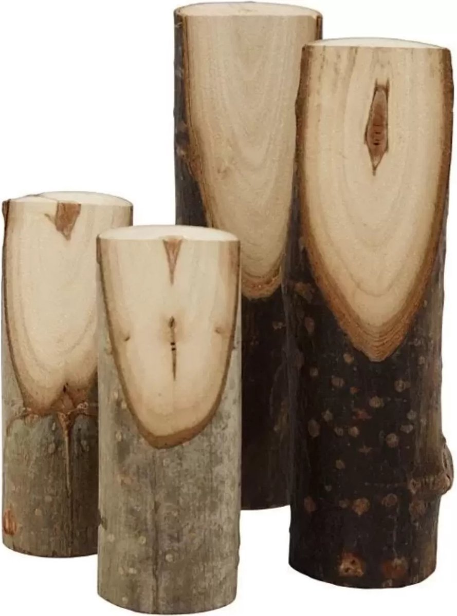 Creativ company http: www.cchobby.nl decoratieve-boomstam-h-8-12-cm-d-2-5-3-5-cm-4-stuk-1-doos