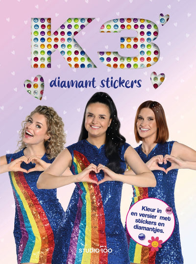 Studio 100 k3 kleurboek - diamant stickers