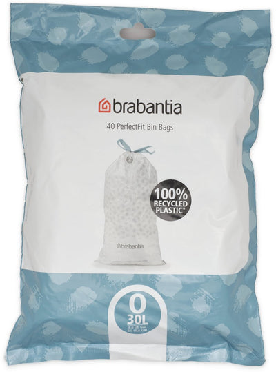 Brabantia perfectfit vuilniszakken - 30 l - code o - 40 stuks