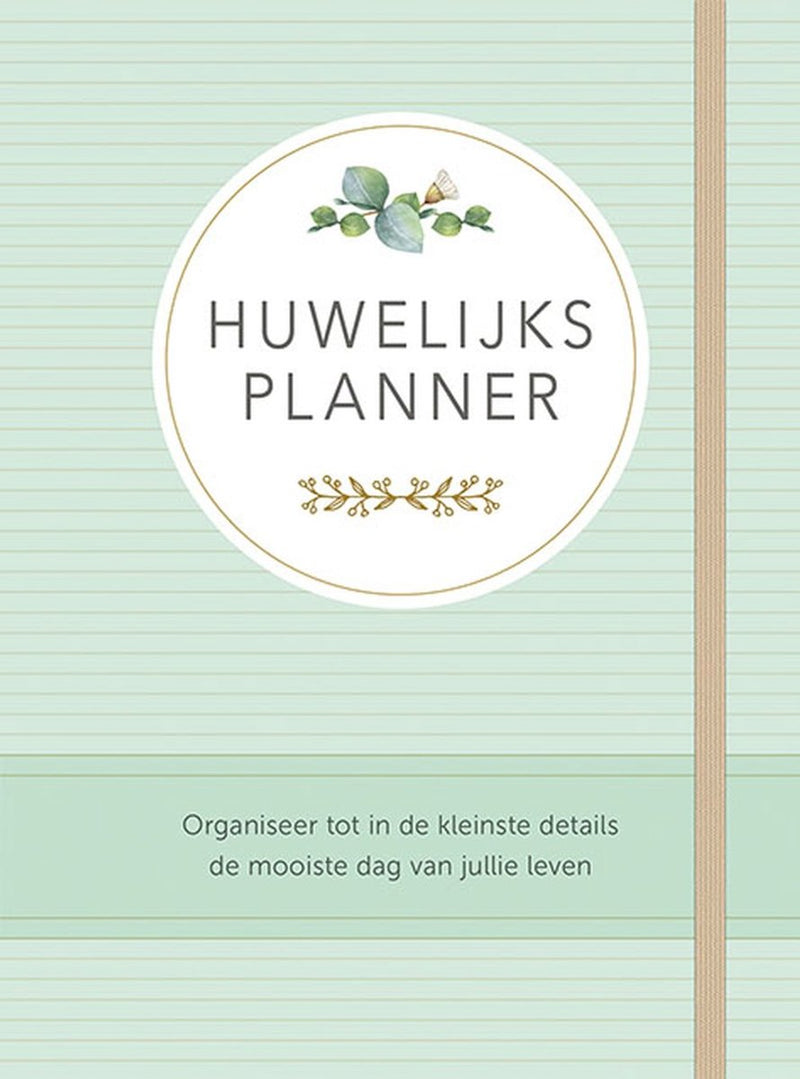 Deltas huwelijksplanner 21,8 x 16,4 cm papier groen