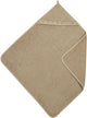 Meyco baby ruffle badcape - badstof - taupe - 80x80cm