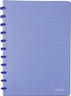Atoma trendy schrift, ft a4, 144 bladzijden, commercieel geruit, transparant blauw