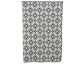 Decoris buitenvloerkleed 100% pvc met blauw ankermotief 180x120cm