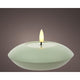 Decoris led buiten kaars ijzer ø12x6.5cm groen