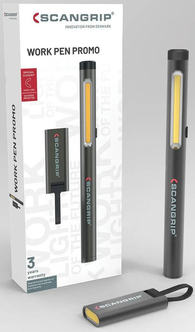 Scangrip aktionspaket work pen 200 r + flash micro r lamps set 2-piece