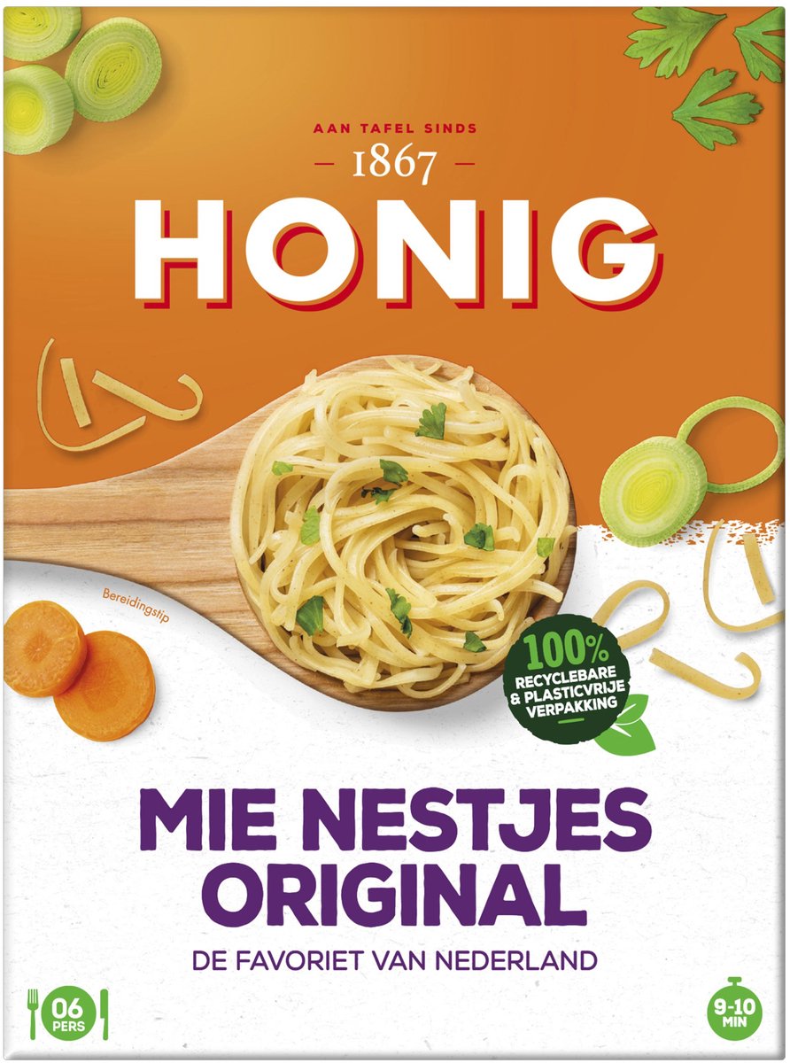 Honig fijne mie nestjes (5x 500gr)