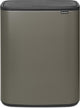 Brabantia bo touch bin prullenbak - 60 liter - 1 vak - platinum