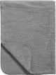 Meyco baby uni ledikant deken - geweven - grey - 100x150cm - 1.0 tog