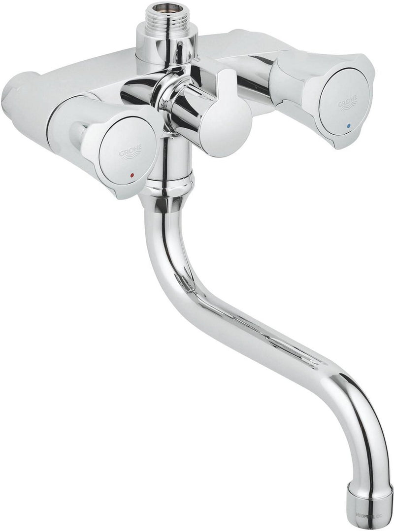 Grohe costa l douchekraan - 12 cm - met omstelling - zonder koppelingen - chroom