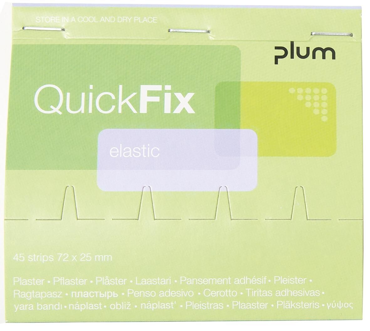 Plum pleister elastic plaster elastic 45 pcs refill pack