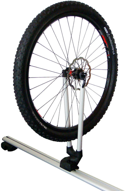 Atera voorwielhouder fr.wheel holder silver black