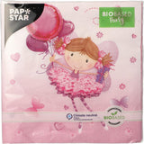 Papstar set a 20 servetten little dancer 3-laags 33x33cm - afbeelding 2
