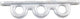 Bünte trennwandhalter partition wall bracket zinced